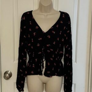 Hollister Floral Blouse